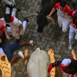 Dvaja starsi Americania a Spaniel sa zranili pri behu s bykmi v Pamplone