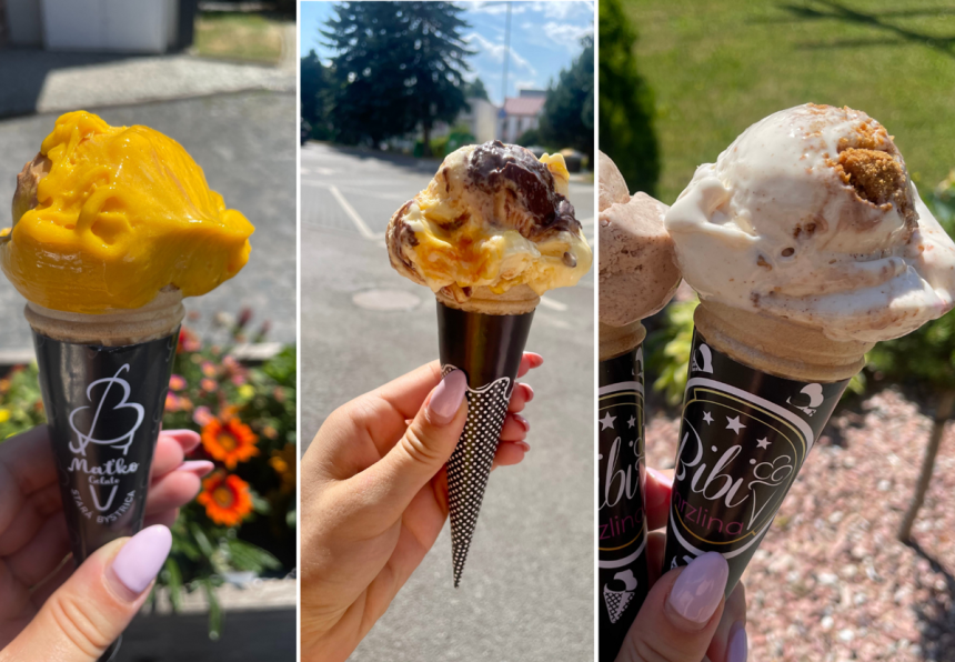 Ochutnali sme rozne zmrzliny na Kysuciach