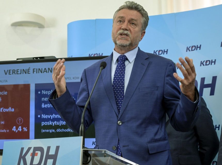 Vlada len sermuje danami ceny potravin rastu tvrdi KDH
