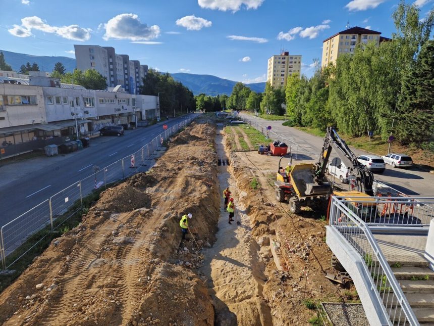 Cesta cez mesto bude pomalsia prace potrvaju este par tyzdnov