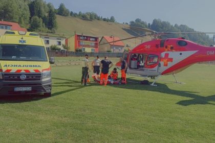 Na ihrisku pristal vrtulnik muzovi hrozil zivot