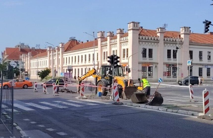 Zacali sa dopravne obmedzenia na krizovatke v Nitre