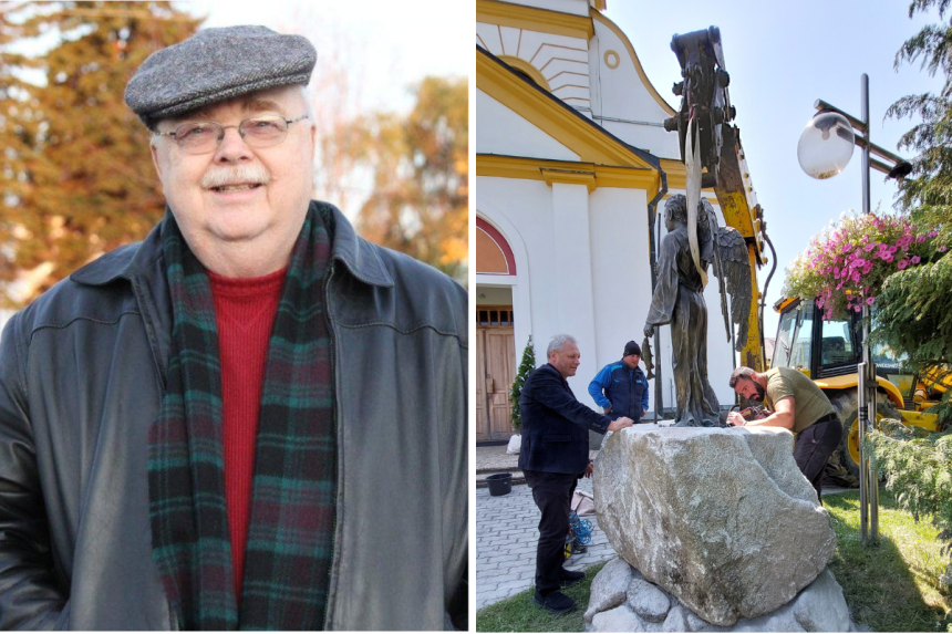 Oravskych emigrantov chrani archanjel Rafael V Habovke mu postavili sochu