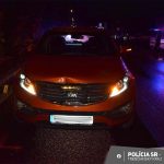 S 25 a 35 promile vbehli autu do cesty