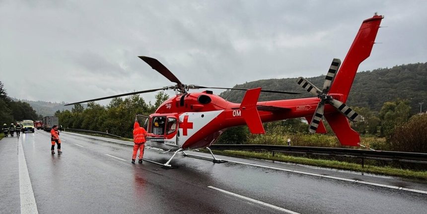 Sofera vymrstilo z auta vrtulnik mu letel na pomoc