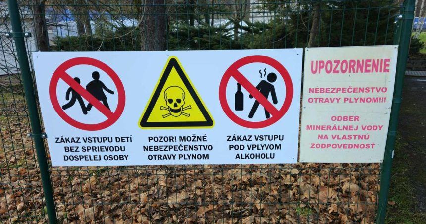 Mineralka v Lipovci uz tecie vlastnik chce odsavat nebezpecny plyn