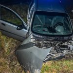 Po nehode pri Trebisove auto skoncilo v priekope traja sa zranili
