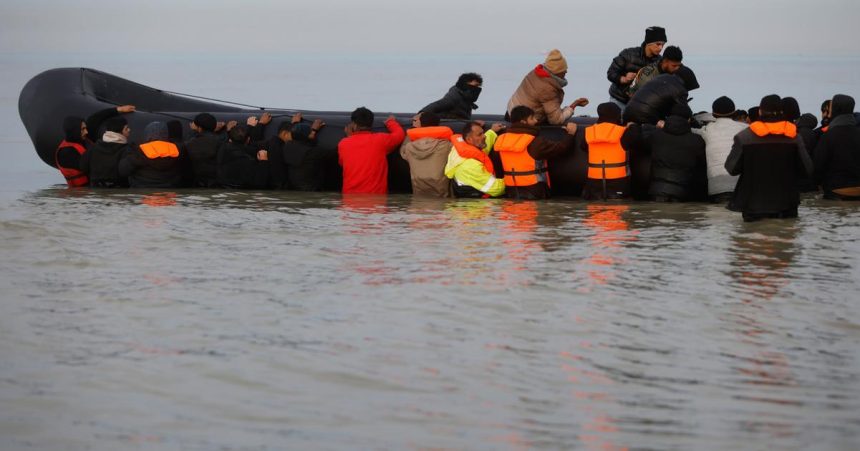 Cez Lamanssky prieliv prislo vlani do Britanie 41 tisic migrantov