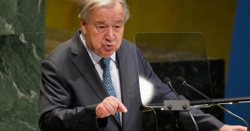 Guterres vyzyva Izrael na zrusenie obmedzeni pre organizacie v Pasme Gazy