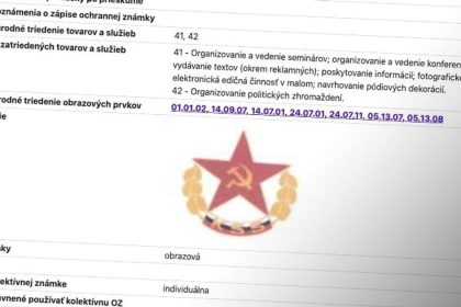 Kosak a kladivo odkazuju na totalitu Urad odmieta zaregistrovat ochrannu znamku pre komunistov
