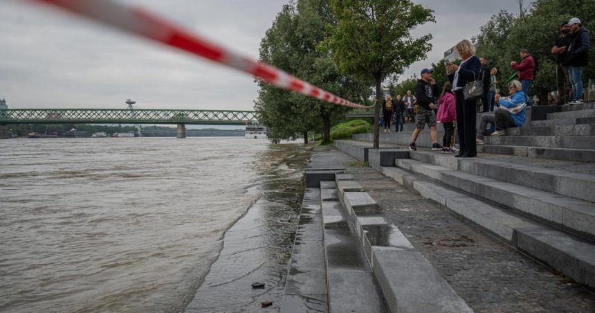 Policajti zachranili mladu zenu ktora skocila do Dunaja