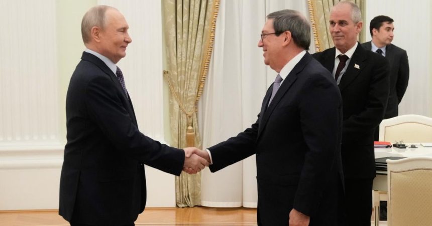 RUSKO Putin prijal v Kremli kubanskeho ministra zahranicnych veci