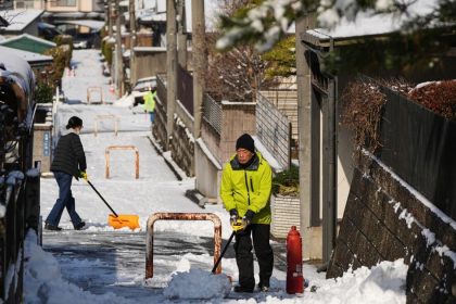 Silne snezenie v Japonsku si za dva tyzdne vyziadalo 30 obeti