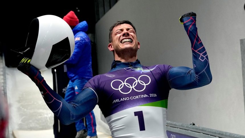 v ladovom koryte najlepsi brit styrikrat prekonal tratovy rekord a porazil nemcov