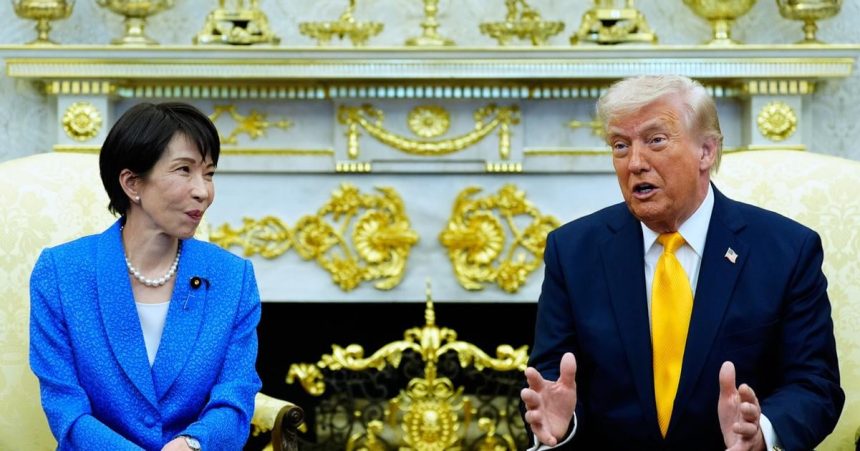 Trump pred japonskou premierkou zartoval o utoku na Pearl Harbor a porovnal ho s Iranom