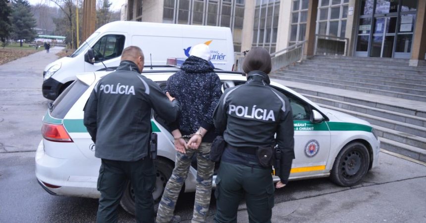 do predajne sa vlamal zlodej policajti ho odhalili a zadrzali na zaklade kameroveho zaznamu