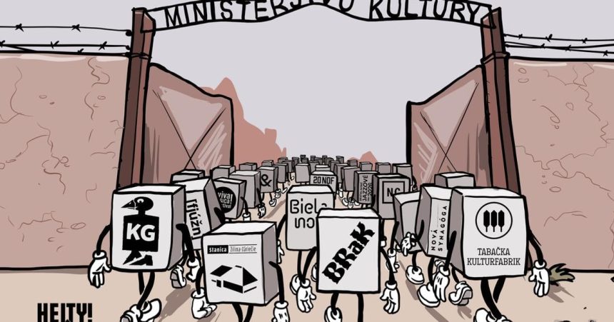 karikatura dna ministerstvo kultury