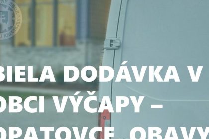 Dedina upozornila na podozrivu dodavku posadka ponukala detom odvoz Pripad preverovala policia