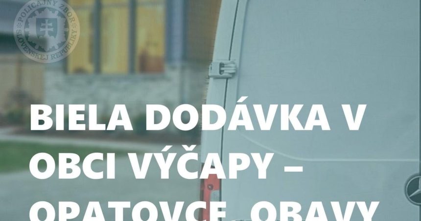 Dedina upozornila na podozrivu dodavku posadka ponukala detom odvoz Pripad preverovala policia