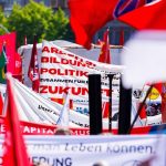 Najprv nasa praca az potom vase zisky Na prvomajovch protestoch v Nemecku sa zucastnili tisice ludi