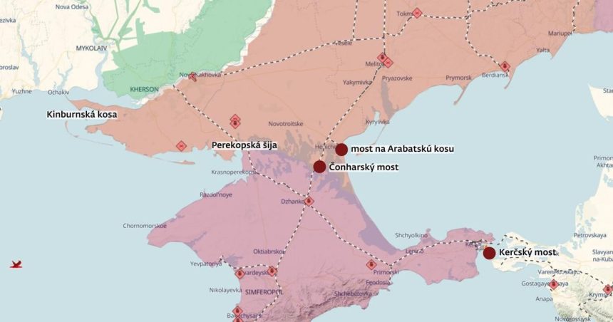 Ukrajina uz odrezala dolezite mosty na Krym Rusi celi na polostrove logistickej krize