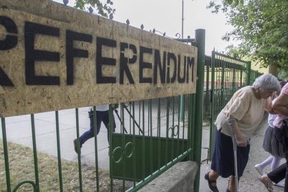 referenda by sa zucastnilo priblizne 40 percent ludi