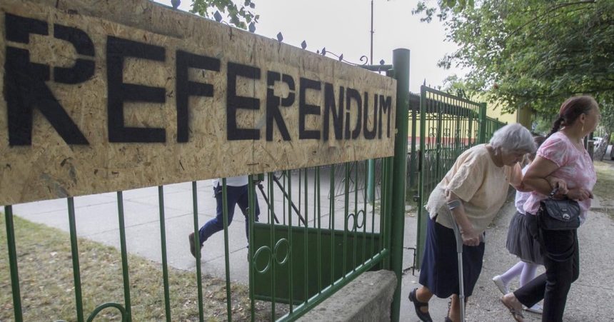 referenda by sa zucastnilo priblizne 40 percent ludi