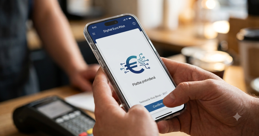 Slovensko bude 12 mesiacov testovat digitalne euro