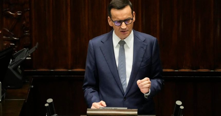 polsky expremier morawiecki konci ako predseda frakcie europski konzervativci a reformisti v europskom parlamente