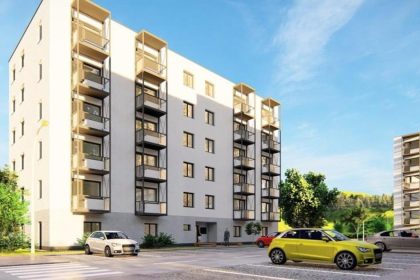v snine sa zacala vystavba noveho bytoveho domu ktory bude mat 24 najomnych bytov