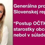 za sest rokov jedenast priestupkov generalny prokurator sa vyjadril k starostke malatinjej